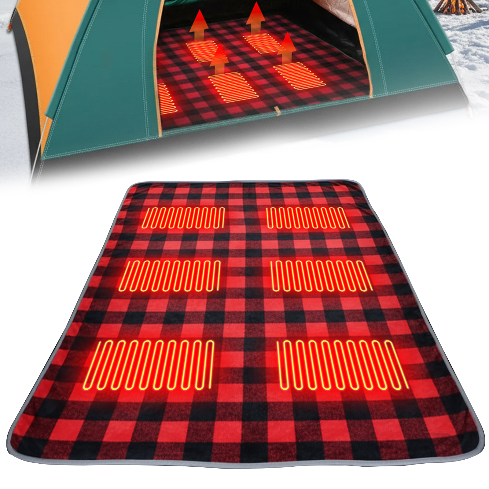 Outdoor Adventure Zone - Portable USB Heated Sleeping Bag Pad