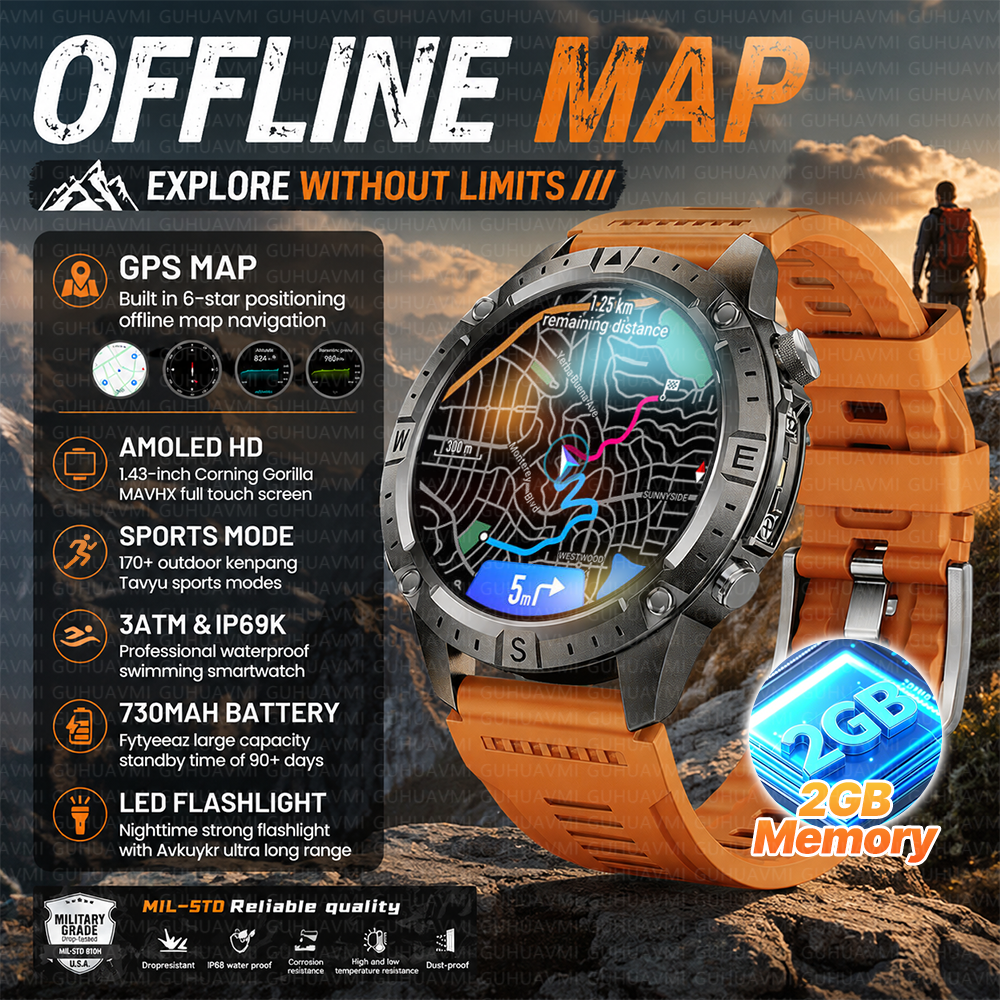 Outdoor Adventure World - New Men Outdoor Adventure GPS Smart