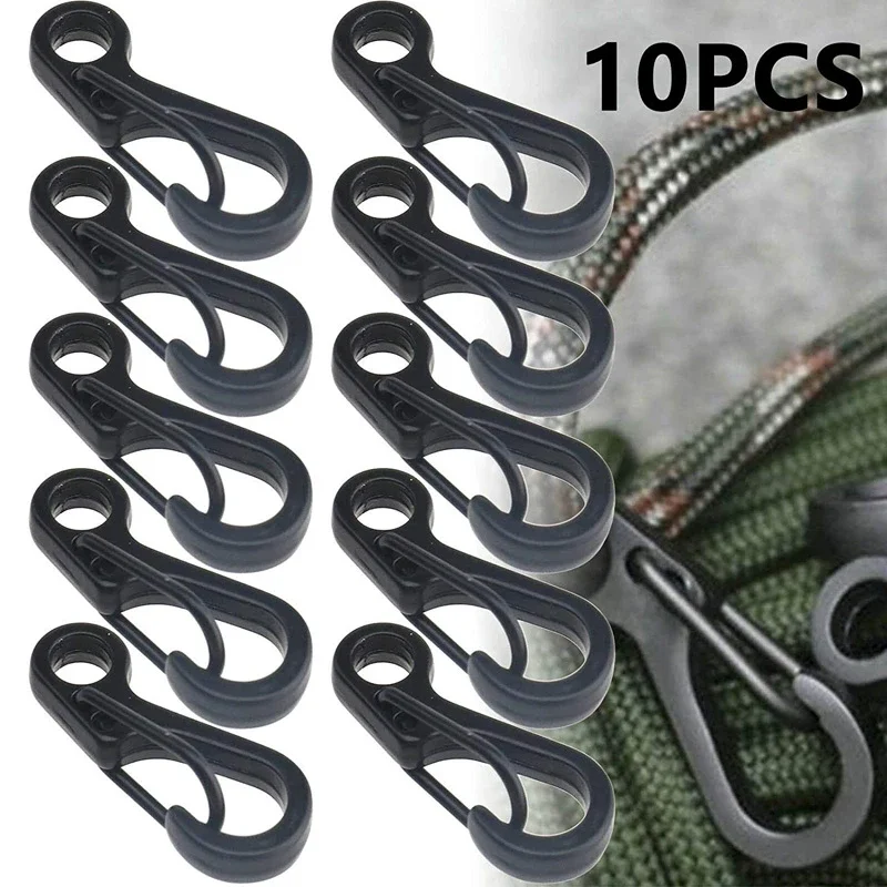 Outdoor Adventure Backpack - 10Pcs/lot Mini Carabiner Paracord Tactical Gear