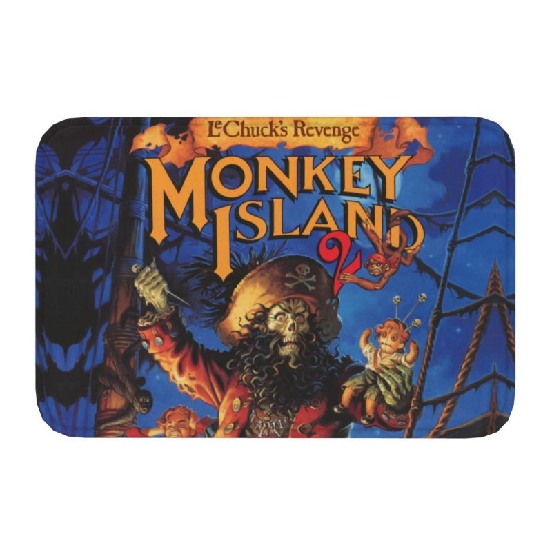 Outdoor Adventure Quotes - Personalized Monkey Island Secret Doormat Mat
