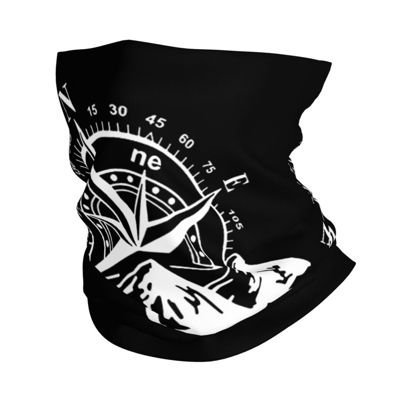 Outdoor Adventure World - Custom World Map Compass Bandana Winter