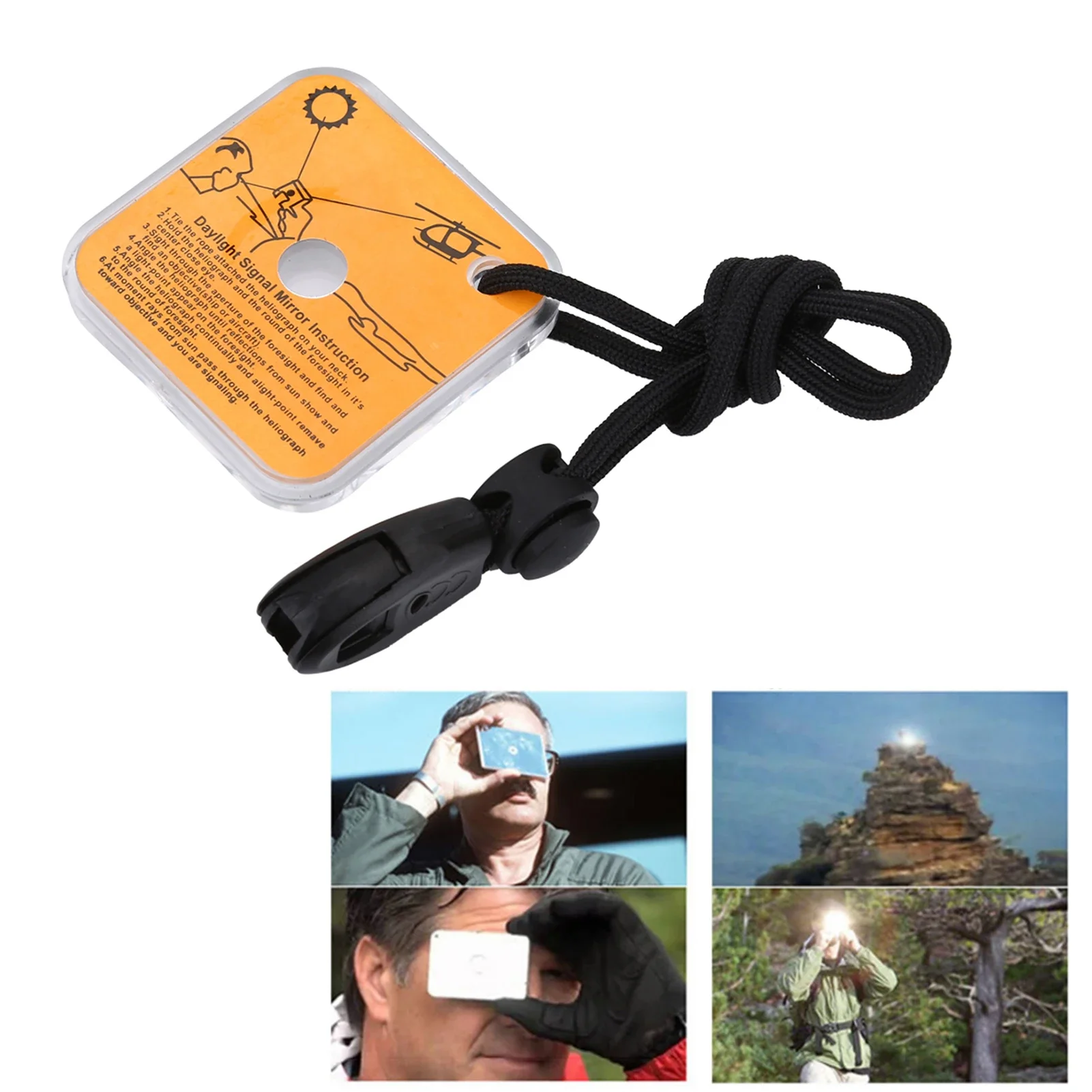 Outdoor Multifunctional Surviv - Signal Mirror Rescue 评论和价格
