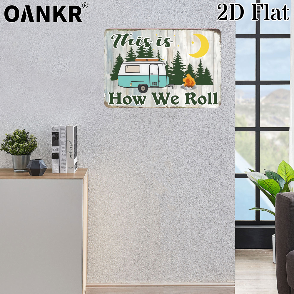 Retro Camping Metal Tin Sign T - Outdoor Adventure Quotes 评论和价格