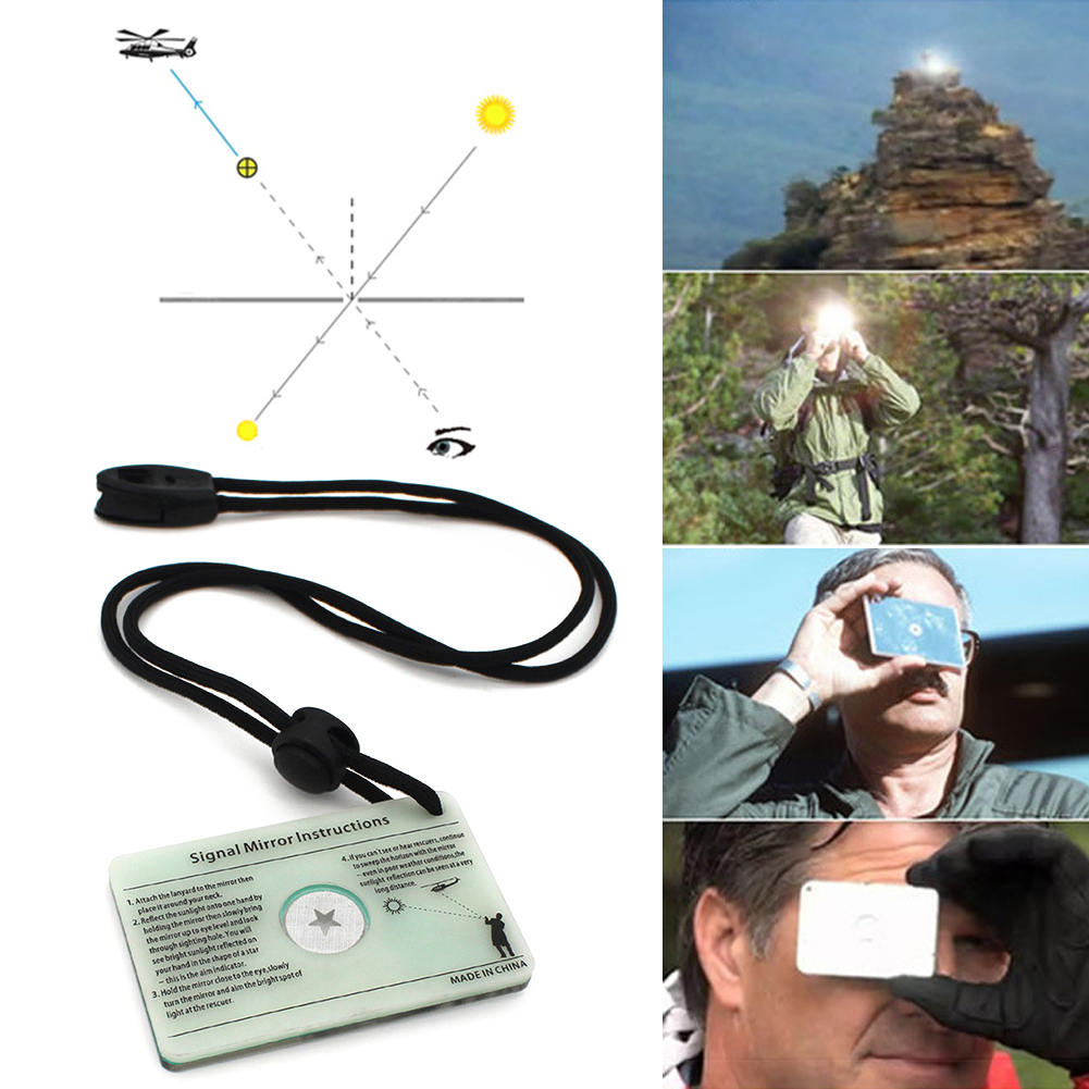 Signal Mirror Traval Hiking Ac - Signal Mirror Rescue 评论和价格