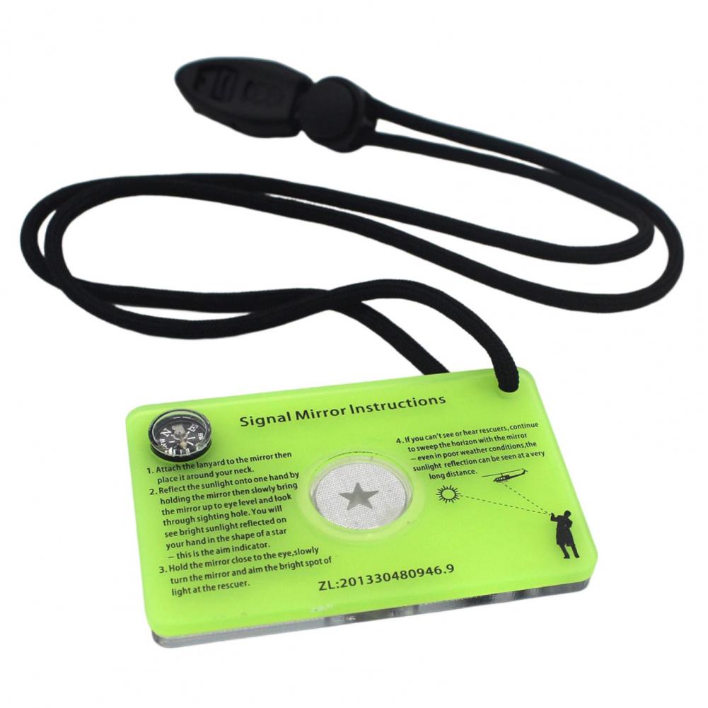 Signal Mirror with Compass Whi - Signal Mirror Rescue 评论和价格
