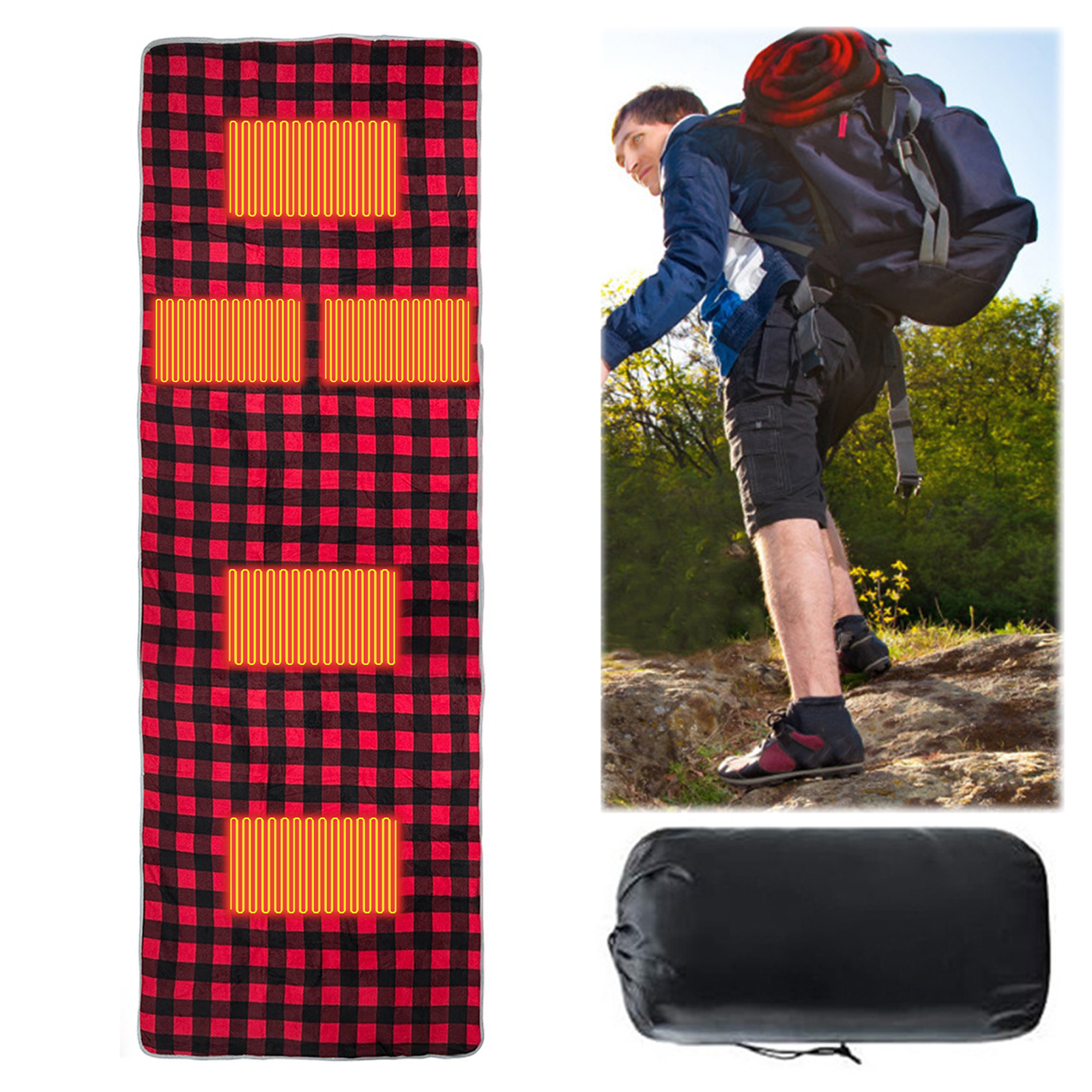 Camping Heating Sleeping Pad w - Outdoor Adventure Zone 评论和价格
