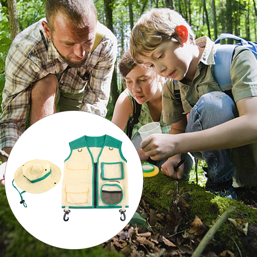 Kids Insect Explorer Vest Hat  - Outdoor Adventure Kit For Kids 评论和价格