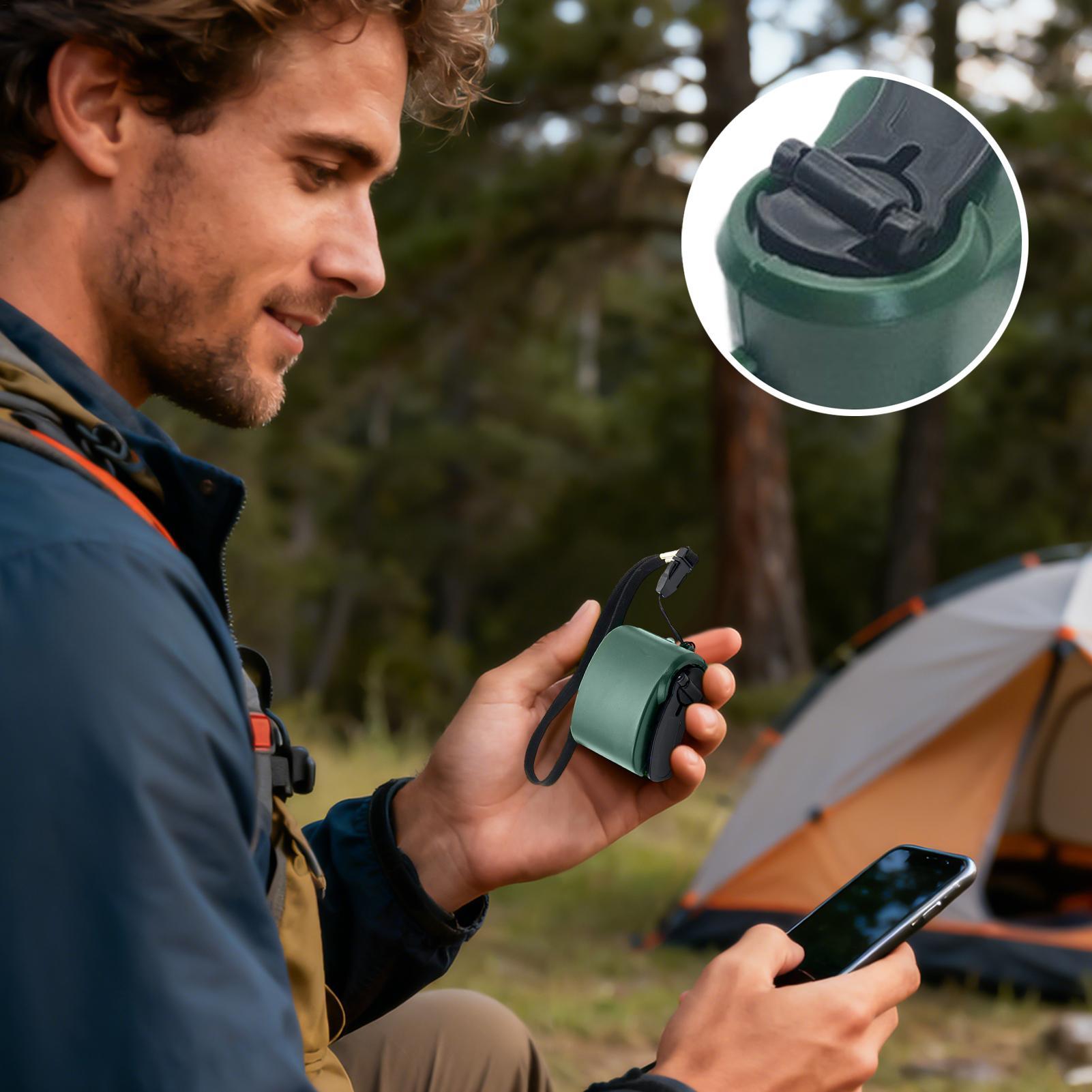 Hand Crank Cell Phone Charger  - Outdoor Adventure Backpack 评论和价格