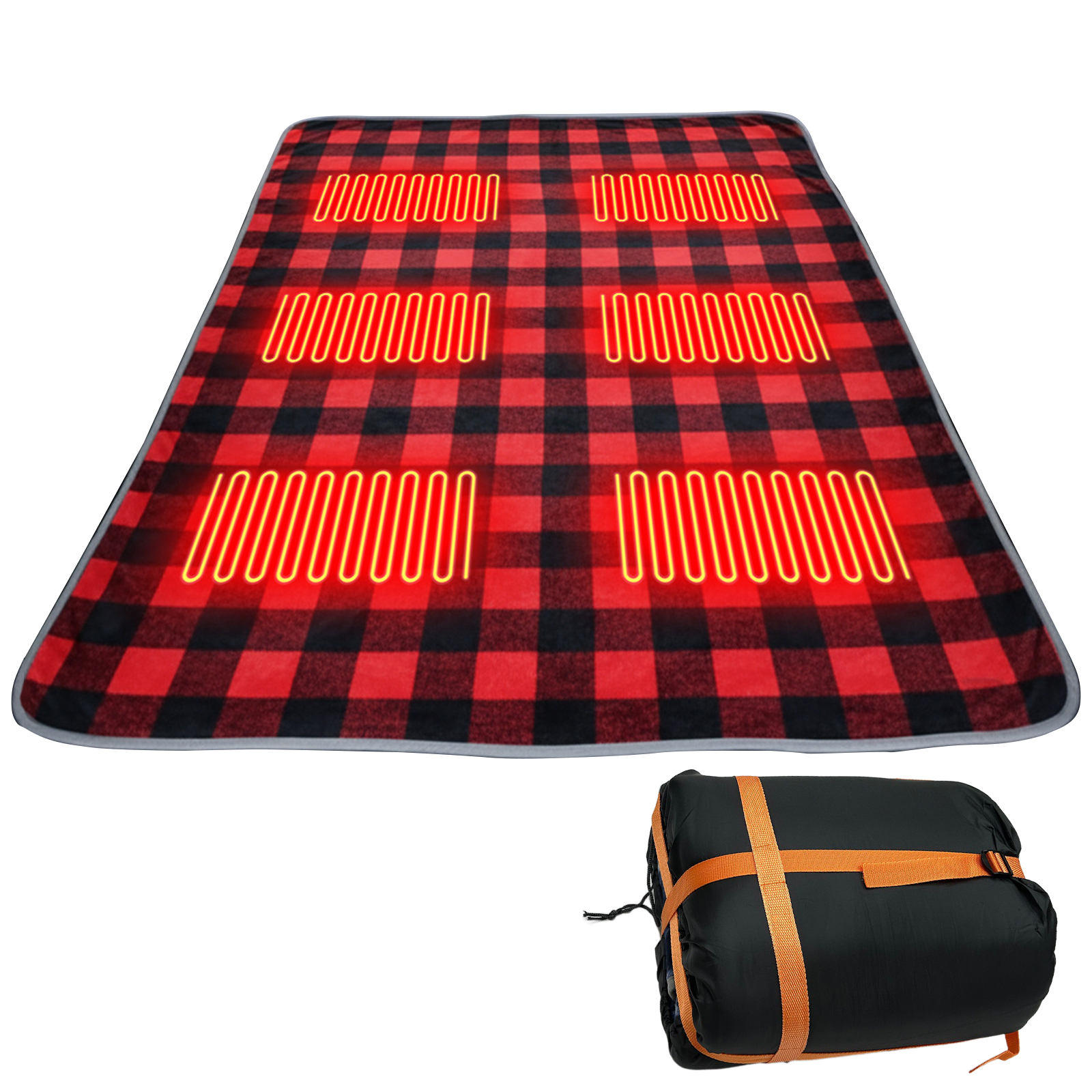 Portable USB Heated Sleeping B - Outdoor Adventure Zone 评论和价格
