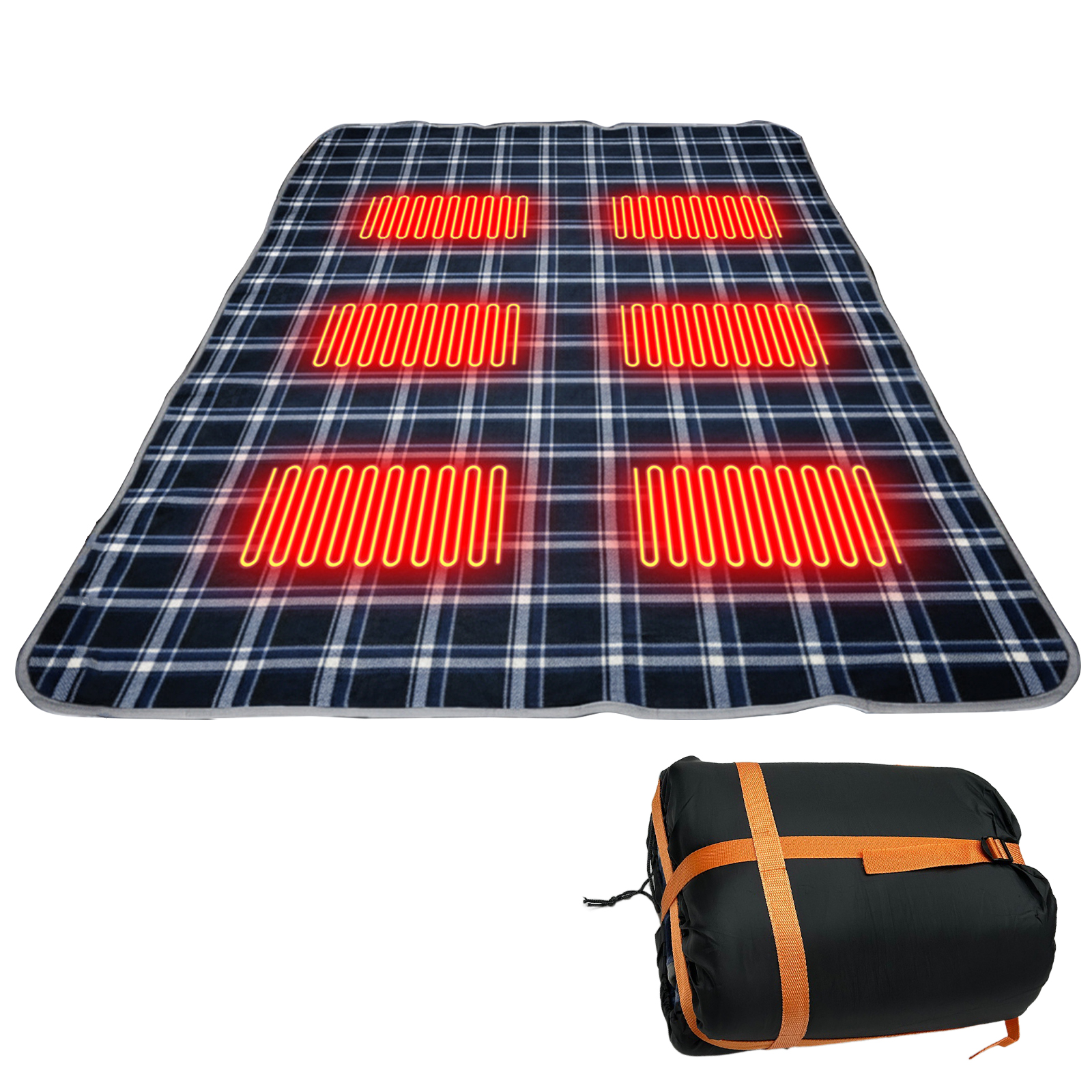 Portable USB Heated Sleeping B - Outdoor Adventure Zone 评论和价格