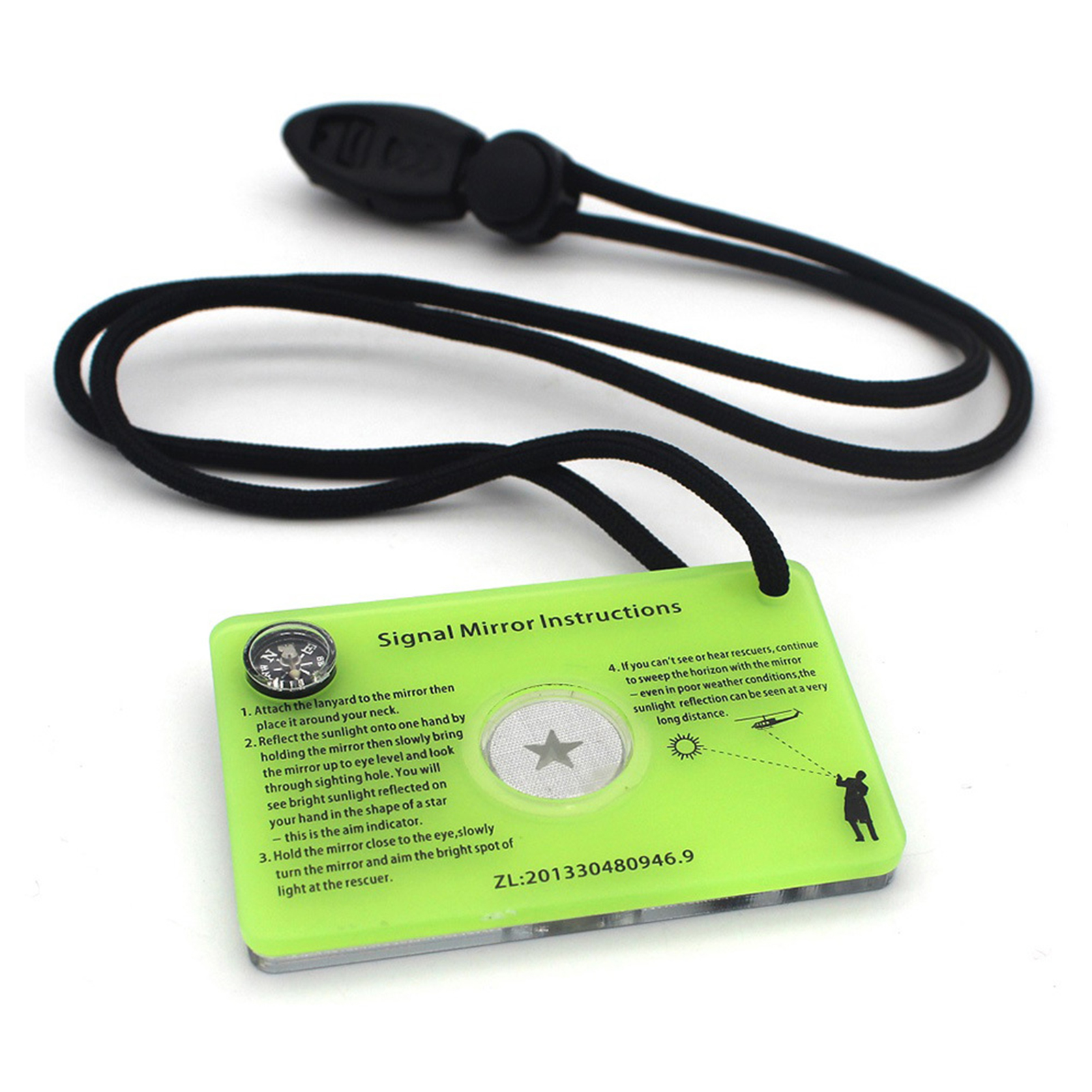 Multifunctional Survival Emerg - Signal Mirror Rescue 评论和价格