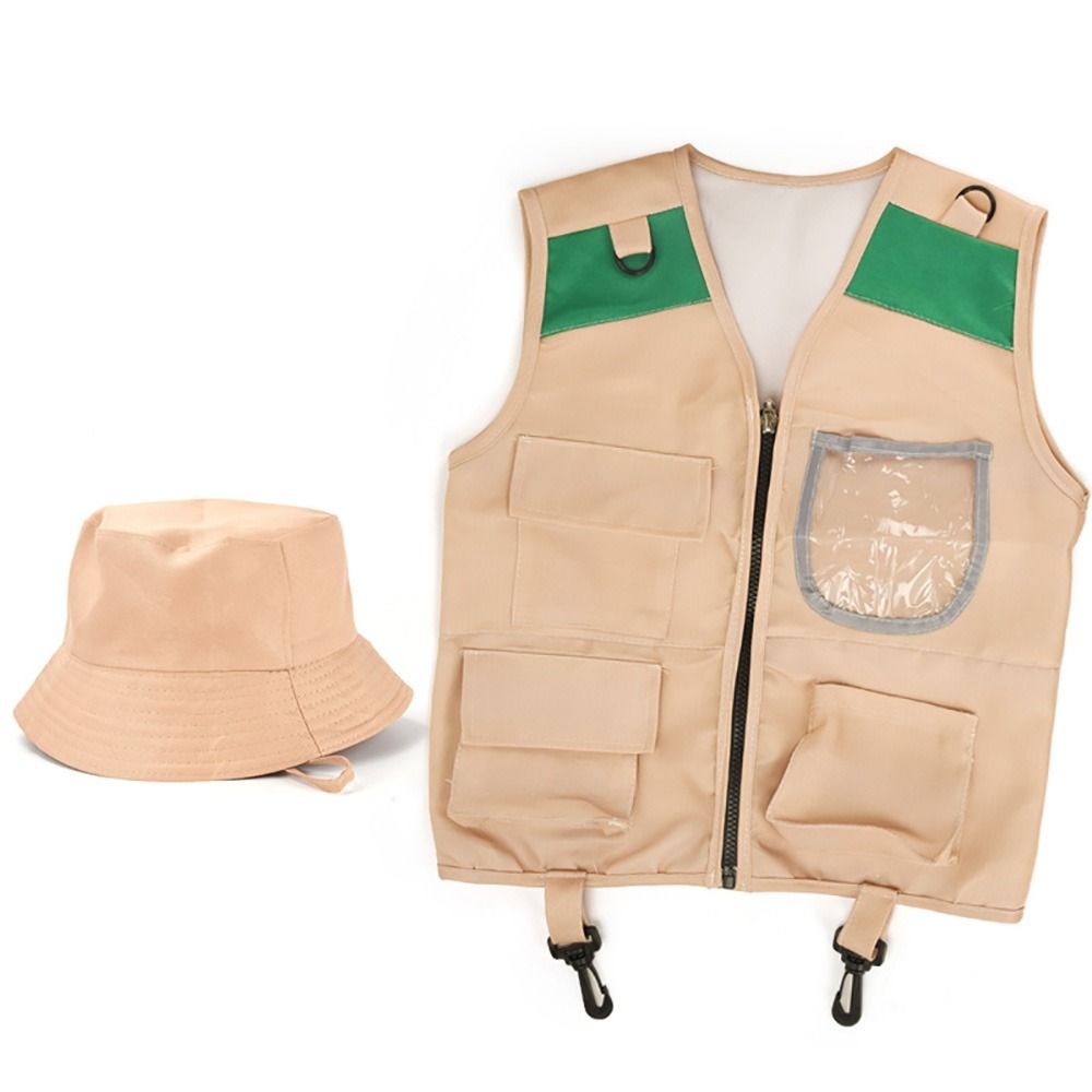 Multicolor Explorer Hat Vest C - Outdoor Adventure Kit For Kids 评论和价格