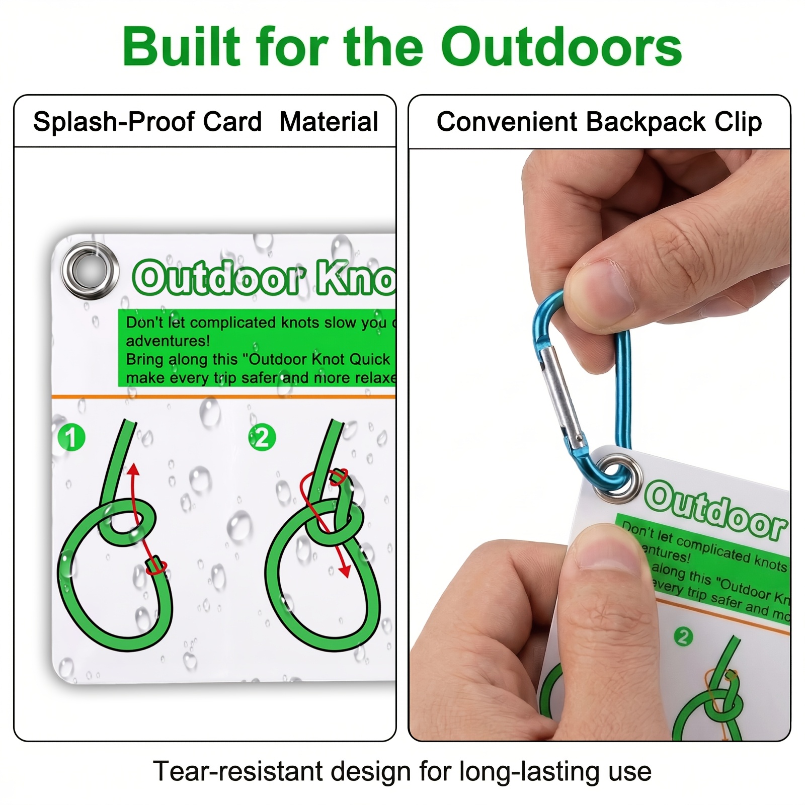 Outdoor Knots Pocket Guide Wat - Outdoor Adventure Backpack 评论和价格
