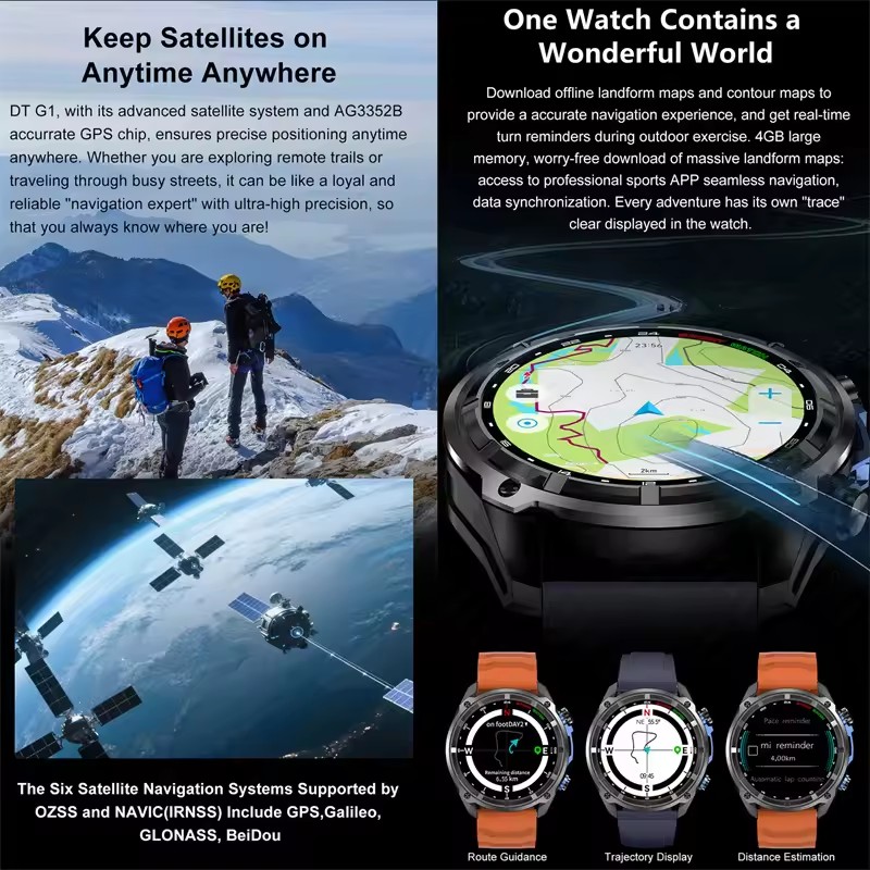 New Adventure GPS Men Smart Wa - Outdoor Adventure Reservations 评论和价格