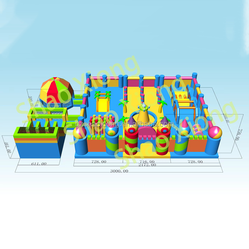 Commercial Inflatable Trampoli - Outdoor Adventure Course 评论和价格