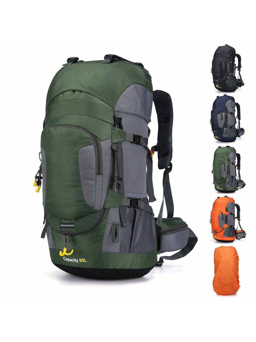 60L Waterproof Oxford Backpack - Outdoor Adventure Backpack 评论和价格