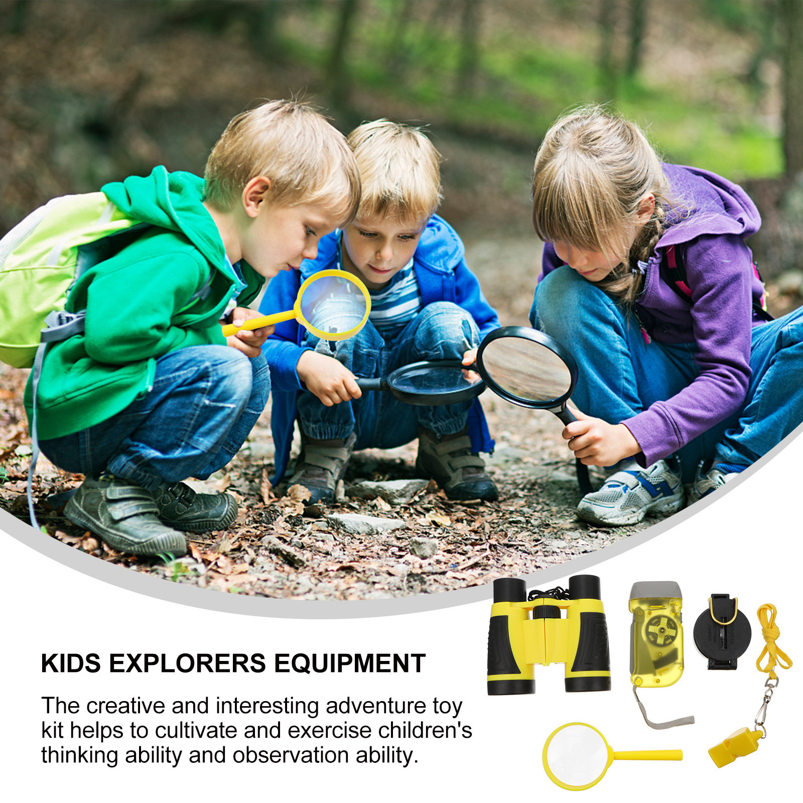 1Set Kids Outdoor Adventure In - Outdoor Adventure Kit For Kids 评论和价格