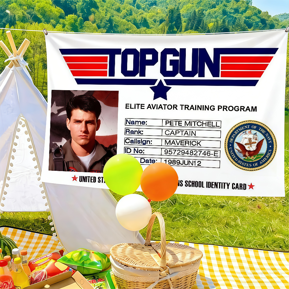 Adventure Movie T-Top Gun flag - Outdoor Adventure Movies 评论和价格