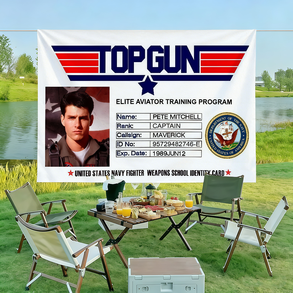 Adventure Movie T-Top Gun flag - Outdoor Adventure Movies 评论和价格